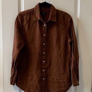 Quince 100% linen button down (S)